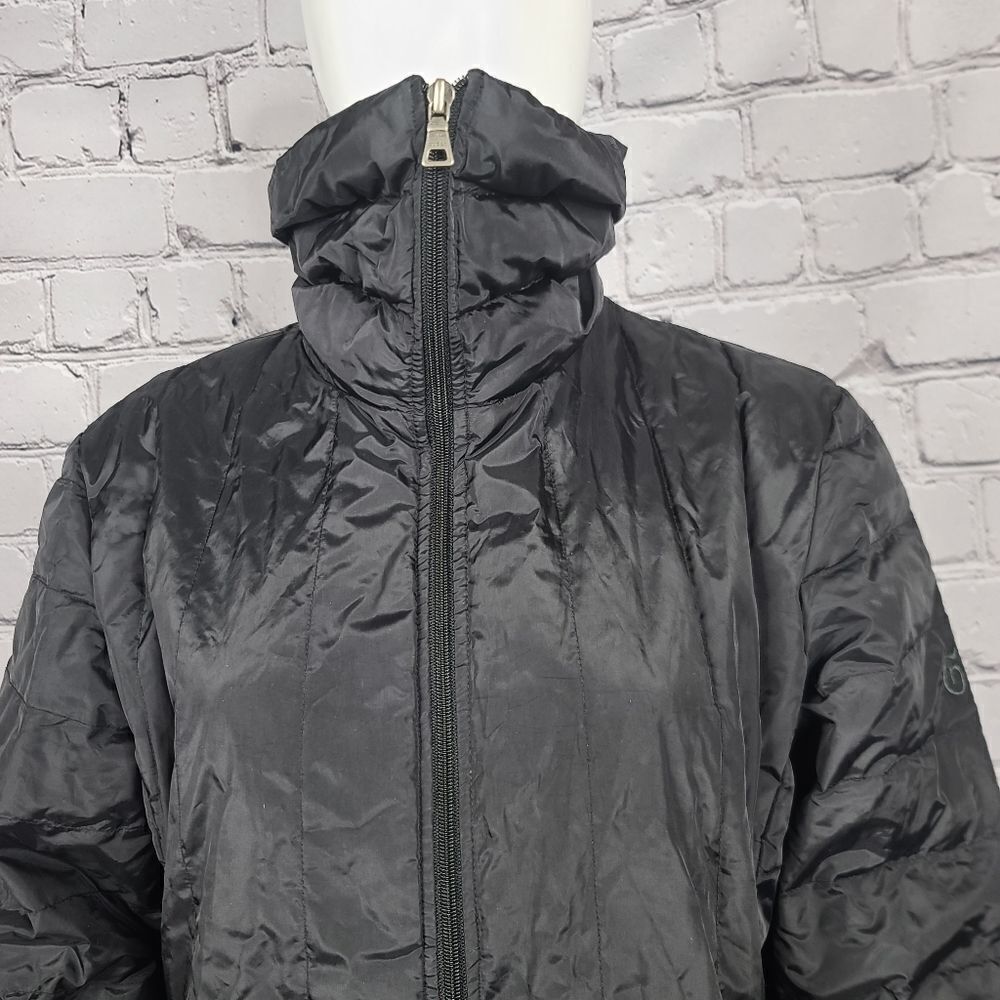 Guess Black Full Length Down/Feather Filled Puffer Coat, Women's Medium - Picture 2 of 7